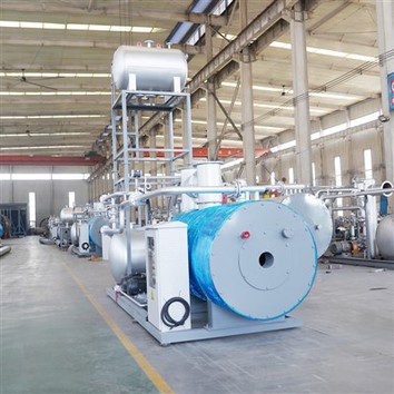 Caldeira de óleo térmico a gás horizontal